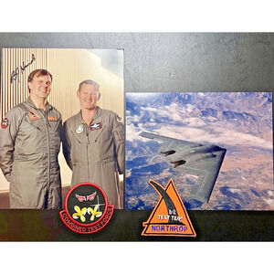 Bruce J. Hinds Original Autograph Stealth Bomber Test Pilot Collection